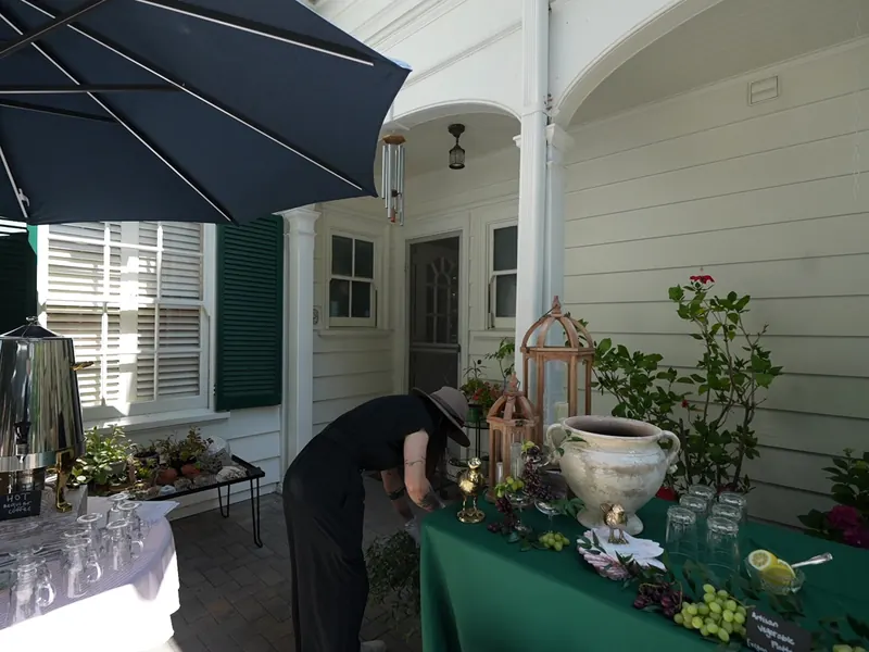 Attended lunch buffet staffed during a workday event in Menlo Park