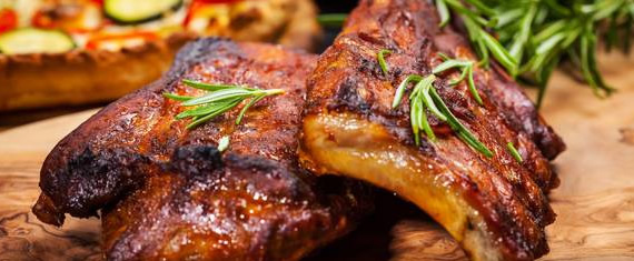 Juicy ribs bbq for barbeque party catering