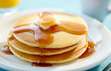 Fluffy pancakes for breakfast catering in bay area