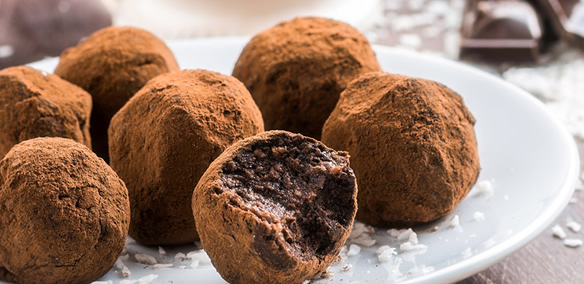 Chocolate graham balls desserts for caterers in san francisco bay area