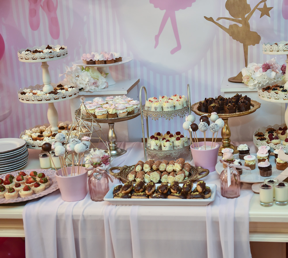 Desserts buffet table of blacktieaffair catering mountain view ca