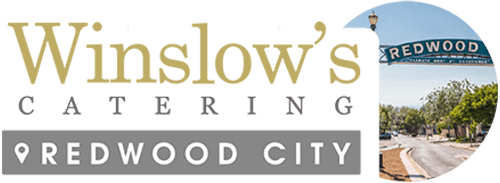 Clear header logo of Winslows Redwood City catering