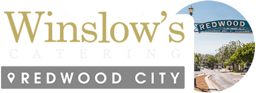 Clear footer logo of Winslows catering services